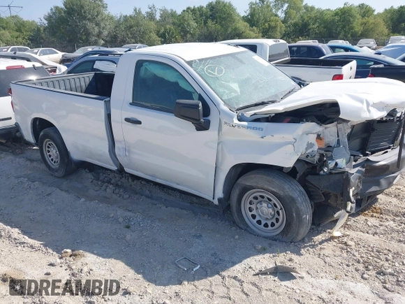 2022 Chevrolet Silverado 1500 Work Truck with VIN 3GCNWAEK1NG186610, listed as a IAAI auction lot 42003590 with 42,259 mi miles and . Bid and sale history available at DreamBid. Image 1.
