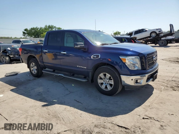 2017 Nissan Titan SV z VIN 1N6AA1E58HN514055, wystawiony jako Copart lot #52192245 z przebiegiem 82 445 mil mil oraz Czysty tytuł • Clean title. Historia ofert i sprzedaży dostępna na DreamBid. Obrazek 4.