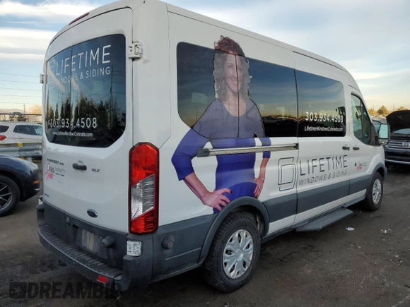 2017 Ford Transit Passenger XL with VIN 1FBAX2CG6HKA45405, listed as a Copart auction lot 85974624 with 118,520 mi miles and Clean Title. Bid and sale history available at carsss.com. Image 3.