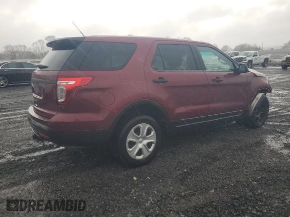 2013 Ford Utility Police Interceptor with VIN 1FM5K7AR9DGB90413, listed as a Copart auction lot 80661584 with 0 mi miles and Clean Title. Bid and sale history available at carsss.com. Image 3.