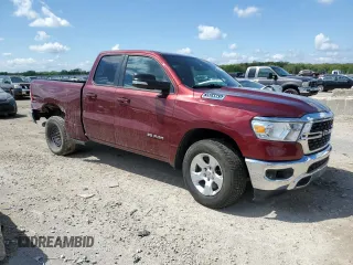 2022 Ram 1500 Big Horn с VIN 1C6SRFBT0NN468742, выставлен на аукционе Copart как лот 55498705 с пробегом 63 292 миль миль и Списание • Salvage title. История ставок и продаж доступна на DreamBid. Изображение 4.