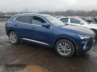 2022 Buick Envision Preferred with VIN LRBAZLR45ND164828, listed as a Copart auction lot 51814185 with 53,303 mi miles and Salvage Title. Bid and sale history available at carsss.com. Image 4.