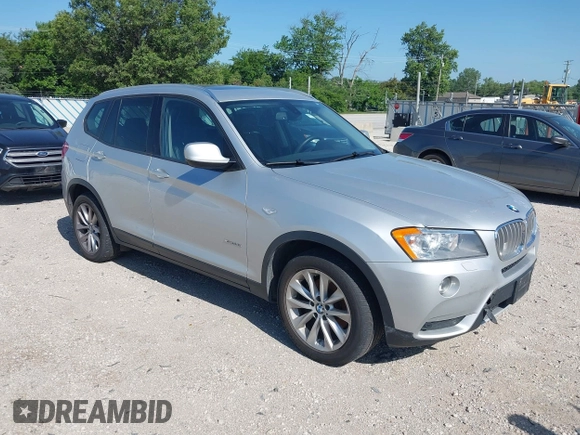 2014 BMW X3 xDrive28i with VIN 5UXWX9C59E0D35350, listed as a IAAI auction lot 42569283 with 172,808 mi miles and . Bid and sale history available at DreamBid. Image 1.