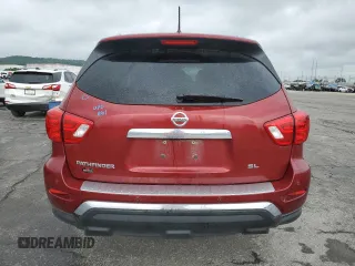 2018 Nissan Pathfinder SL with VIN 5N1DR2MN9JC675625, listed as a Copart auction lot 60612005 with 148,504 mi miles and Salvage title. Bid and sale history available at DreamBid. Image 6.