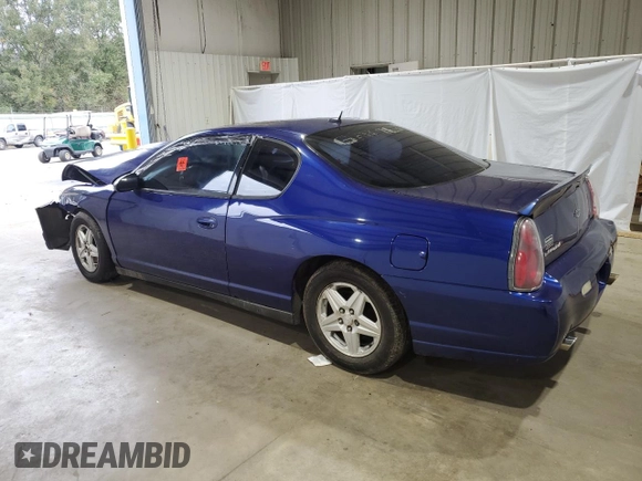 2005 Chevrolet Monte Carlo LS with VIN 2G1WW12E759263292, listed as a Copart auction lot 84728294 with 234,038 mi miles and Salvage Title. Bid and sale history available at carsss.com. Image 2.