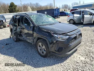 2024 Toyota RAV4 XLE with VIN 2T3P1RFV9RC399858, listed as a Copart auction lot 48606405 with 22,669 mi miles and Salvage Title. Bid and sale history available at carsss.com. Image 4.