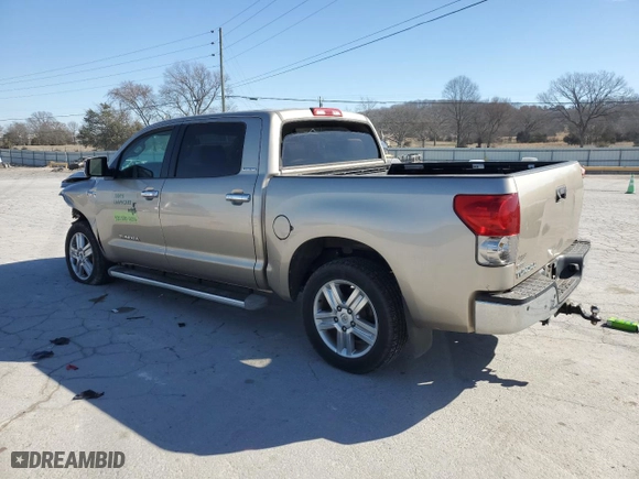 2008 Toyota Tundra 2WD Truck LTD with VIN 5TFEV58168X051202, listed as a Copart auction lot 47401915 with NaN miles and Salvage Title. Bid and sale history available at carsss.com. Image 2.