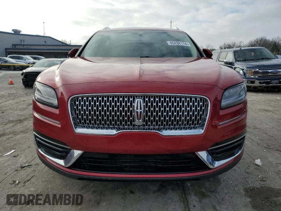 2020 Lincoln Nautilus Standard z VIN 2LMPJ6J98LBL01419, wystawiony jako Copart lot #85438174 z przebiegiem 56 133 mil mil oraz Szkoda całkowita • Salvage title. Historia ofert i sprzedaży dostępna na DreamBid. Obrazek 5.