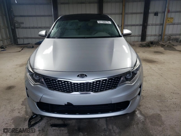 2016 Kia Optima EX with VIN 5XXGU4L30GG055170, listed as a Copart auction lot 51150275 with 109,097 mi miles and Salvage Title. Bid and sale history available at carsss.com. Image 5.