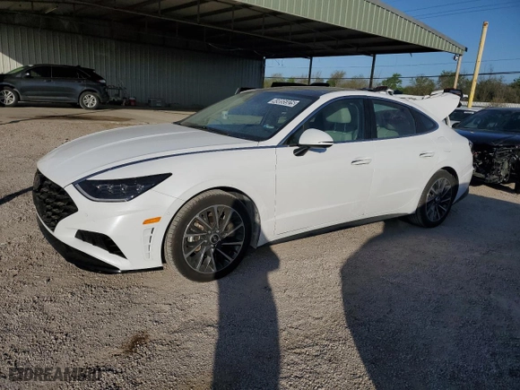 2023 Hyundai Sonata Limited with VIN KMHL34J26PA281183, listed as a Copart auction lot 49895925 with 49,228 mi miles and Clean Title. Bid and sale history available at carsss.com. Image 1.