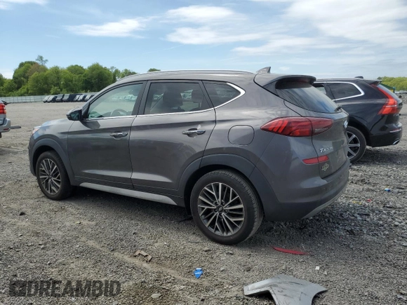 2020 Hyundai Tucson SEL with VIN KM8J3CAL6LU091225, listed as a Copart auction lot 56915555 with 66,459 mi miles and Salvage title. Bid and sale history available at DreamBid. Image 2.