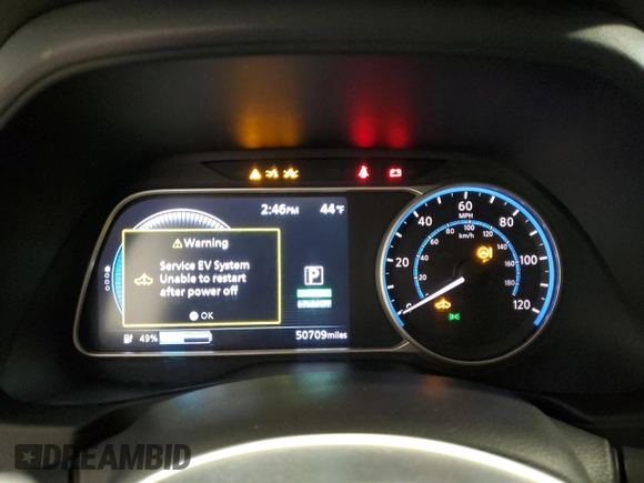 2021 Nissan LEAF SV Plus z VIN 1N4BZ1CV6MC553676, wystawiony jako Copart lot #44032425 z przebiegiem 50 709 mil mil oraz Czysty tytuł • Clean title. Historia ofert i sprzedaży dostępna na DreamBid. Obrazek 9.