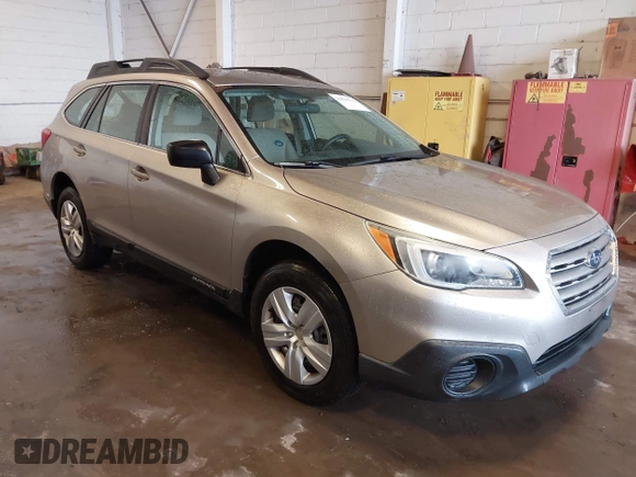 2015 Subaru Outback 2.5i with VIN 4S4BSAACXF3295161, listed as a IAAI auction lot 42020512 with 79,937 mi miles and . Bid and sale history available at DreamBid. Image 1.