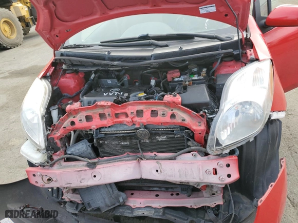 2010 Toyota Yaris with VIN JTDKT4K30A5307221, listed as a Copart auction lot 47495245 with 117,938 mi miles and Salvage Title. Bid and sale history available at carsss.com. Image 11.