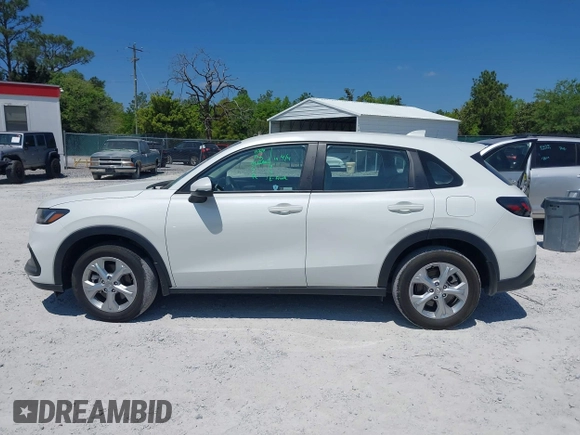 2023 Honda HR-V LX with VIN 3CZRZ1H33PM717656, listed as a IAAI auction lot 42022154 with 21,196 mi miles and . Bid and sale history available at DreamBid. Image 13.
