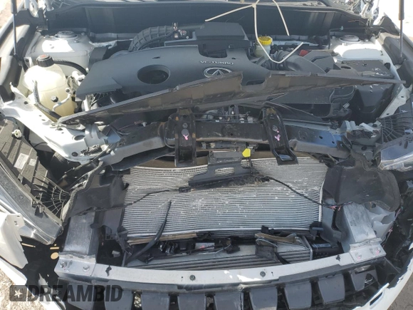 2024 Infiniti QX50 Luxe with VIN 3PCAJ5BB1RF104136, listed as a Copart auction lot 47448215 with 521 mi miles and Salvage title. Bid and sale history available at DreamBid. Image 12.