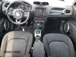 2017 Jeep Renegade Latitude with VIN ZACCJABB7HPE45338, listed as a Copart auction lot 56951665 with 168,286 mi miles and Salvage title. Bid and sale history available at DreamBid. Image 8.