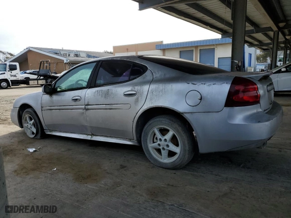 2004 Pontiac Grand Prix GT1 with VIN 2G2WP542141213455, listed as a Copart auction lot 43248645 with 154,593 mi miles and Clean Title. Bid and sale history available at carsss.com. Image 2.