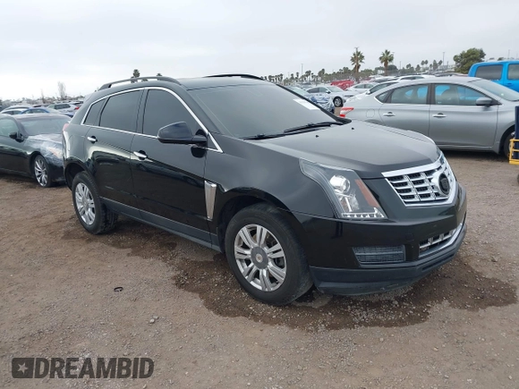 2015 Cadillac SRX with VIN 3GYFNAE37FS598023, listed as a IAAI auction lot 41198546 with 127,373 mi miles and . Bid and sale history available at carsss.com. Image 1.