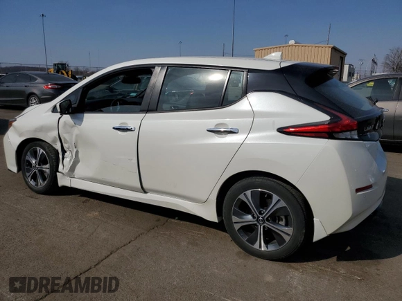 2020 Nissan LEAF SV Plus with VIN 1N4BZ1CP0LC307707, listed as a Copart auction lot 48912355 with 26,348 mi miles and Salvage Title. Bid and sale history available at DreamBid. Image 2.