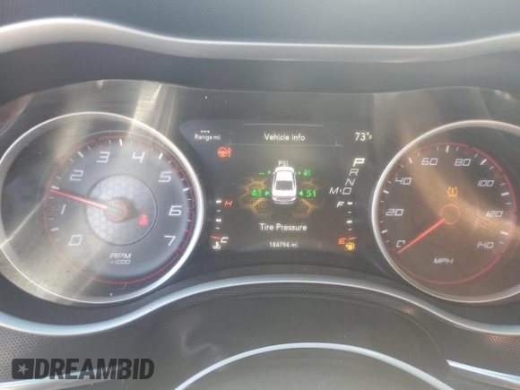 2015 Dodge Charger SXT with VIN 2C3CDXHGXFH900053, listed as a Copart auction lot 52166755 with 184,794 mi miles and Clean Title. Bid and sale history available at DreamBid. Image 9.