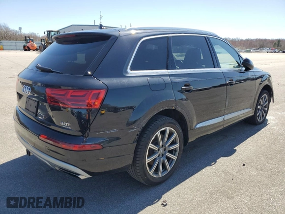 2017 Audi Q7 Premium Plus with VIN WA1LAAF79HD050642, listed as a Copart auction lot 52377535 with 109,326 mi miles and Clean Title. Bid and sale history available at DreamBid. Image 3.