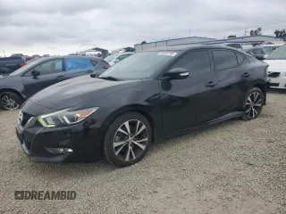 2018 Nissan Maxima SV with VIN 1N4AA6APXJC394208, listed as a Copart auction lot 50433735 with 109,218 mi miles and Salvage Title. Bid and sale history available at carsss.com. Image 1.