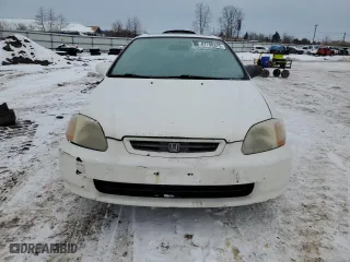 1998 Honda Civic EX with VIN 1HGEJ8240WL117698, listed as a Copart auction lot 43594935 with 295,815 mi miles and Salvage Title. Bid and sale history available at carsss.com. Image 5.