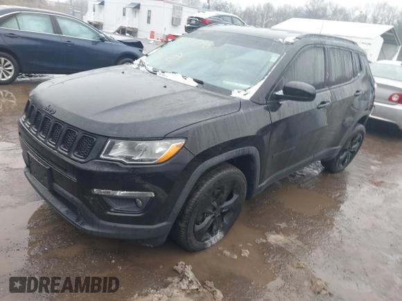 2020 Jeep Compass Latitude with VIN 3C4NJCBB5LT166329, listed as a IAAI auction lot 41554098 with 59,853 mi miles and . Bid and sale history available at DreamBid. Image 17.