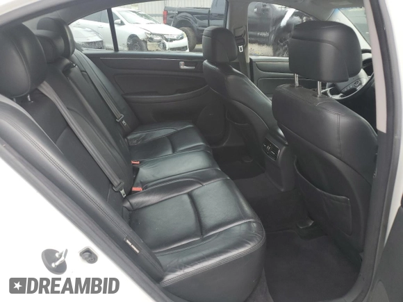 2012 Hyundai Genesis 5.0L with VIN KMHGC4DH4CU189533, listed as a Copart auction lot 80020614 with 206,657 mi miles and Salvage Title. Bid and sale history available at carsss.com. Image 11.