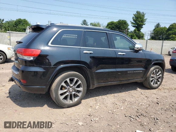 2017 Jeep Grand Cherokee Overland with VIN 1C4RJFCG9HC684850, listed as a Copart auction lot 62746974 with 0 mi miles and Salvage Title. Bid and sale history available at carsss.com. Image 3.
