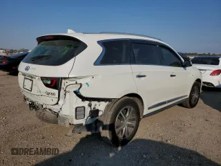 2019 Infiniti QX60 Luxe with VIN 5N1DL0MN9KC521956, listed as a Copart auction lot 47044395 with 63,093 mi miles and Salvage Title. Bid and sale history available at DreamBid. Image 3.