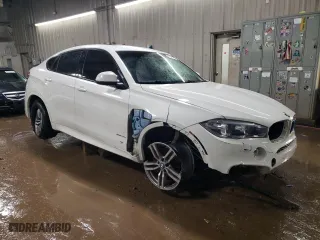 2015 BMW X6 xDrive35i with VIN 5UXKU2C56F0N77154, listed as a Copart auction lot 47647875 with 86,920 mi miles and Salvage Title. Bid and sale history available at carsss.com. Image 4.