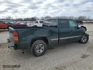 2002 GMC Sierra 1500 SLE with VIN 2GTEC19V921364698, listed as a Copart auction lot 83564604 with 276,828 mi miles and Salvage Title. Bid and sale history available at carsss.com. Image 3.