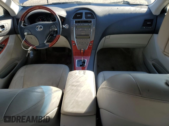 2007 Lexus ES 330 with VIN JTHBJ46G272145555, listed as a Copart auction lot 47343265 with 233,294 mi miles and Salvage Title. Bid and sale history available at DreamBid. Image 8.