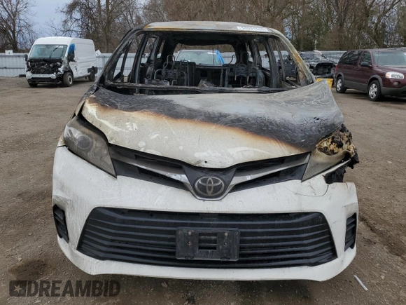 2018 Toyota Sienna LE с VIN 5TDJZ3DCXJS206893, выставлен на аукционе Copart как лот 54091505 с пробегом Не указан миль и На запчасти • Non repairable. История ставок и продаж доступна на DreamBid. Изображение 5.