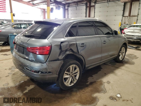 2016 Audi Q3 Premium Plus with VIN WA1EFCFS9GR001016, listed as a Copart auction lot 52300205 with 42,518 mi miles and Salvage Title. Bid and sale history available at carsss.com. Image 3.