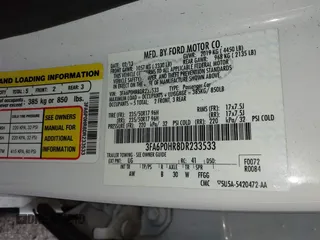 2013 Ford Fusion SE with VIN 3FA6P0HR8DR233533, listed as a IAAI auction lot 41903181 with 166,240 mi miles. Bid and sale history available at carsss.com. Image 9.