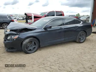 2017 Chevrolet Impala LS with VIN 2G11X5SA5H9156385, listed as a Copart auction lot 70059334 with 143,328 mi miles and Salvage title. Bid and sale history available at DreamBid. Image 1.