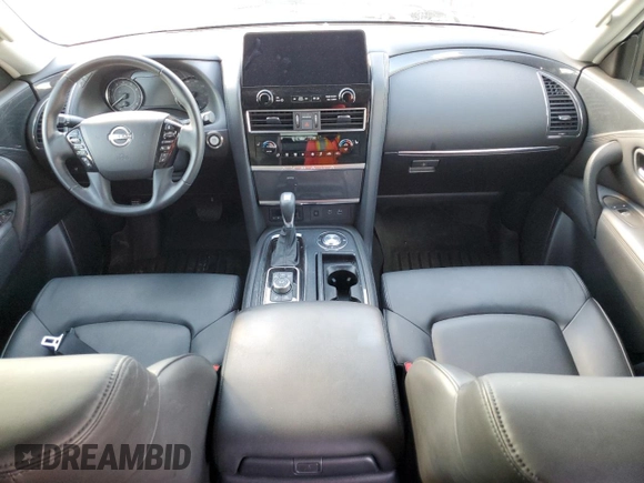 2022 Nissan Armada SV with VIN JN8AY2AC5N9161632, listed as a Copart auction lot 76475753 with 17,665 mi miles. Bid and sale history available at carsss.com. Image 8.