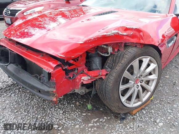2017 Jaguar F-Type V6 with VIN SAJWA6ET8H8K44037, listed as a IAAI auction lot 41934257 with Not Provided miles and . Bid and sale history available at DreamBid. Image 6.