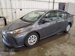 2019 Toyota Prius L Eco with VIN JTDKARFU2K3080262, listed as a Copart auction lot 60559125 with 68,287 mi miles and Salvage title. Bid and sale history available at DreamBid. Image 1.