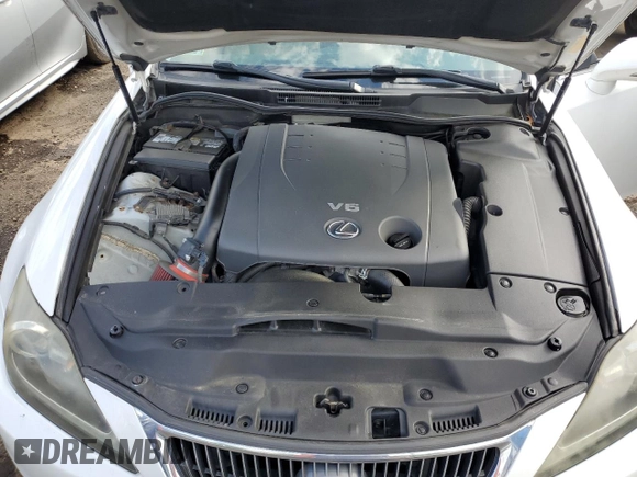 2011 Lexus IS 250 z VIN JTHCF5C28B5047108, wystawiony jako Copart lot #56041835 z przebiegiem 188 156 mil mil oraz Szkoda całkowita • Salvage title. Historia ofert i sprzedaży dostępna na DreamBid. Obrazek 11.