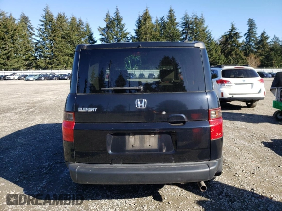 2008 Honda Element EX with VIN 5J6YH27718L010308, listed as a Copart auction lot 45150795 with 124,527 mi miles and Salvage Title. Bid and sale history available at DreamBid. Image 6.