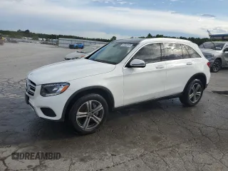 2018 Mercedes-Benz GLC 300 with VIN WDC0G4JBXJV022069, listed as a Copart auction lot 57323375 with 84,333 mi miles and Salvage title. Bid and sale history available at DreamBid. Image 1.