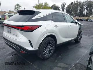 2024 Lexus RX 450h+ Luxury with VIN JTJCJMGA1R2021146, listed as a IAAI auction lot 42204669 with 1,947 mi miles and . Bid and sale history available at DreamBid. Image 4.
