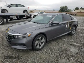 2018 Honda Accord EX-L z VIN 1HGCV1F5XJA110641, wystawiony jako Copart lot #55830625 z przebiegiem 75 198 mil mil oraz Szkoda całkowita • Salvage title. Historia ofert i sprzedaży dostępna na DreamBid. Obrazek 1.