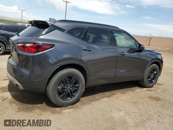 2022 Chevrolet Blazer LT with VIN 3GNKBJR41NS236338, listed as a Copart auction lot 59004265 with 61,561 mi miles and Salvage title. Bid and sale history available at DreamBid. Image 3.