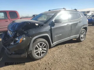 2018 Jeep Compass Latitude with VIN 3C4NJCBB0JT204773, listed as a Copart auction lot 46522105 with 91,304 mi miles and Non Repairable. Bid and sale history available at carsss.com. Image 1.