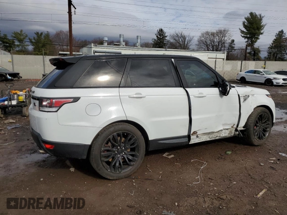 2016 Land Rover Range Rover Sport Dynamic z VIN SALWR2EF9GA549492, wystawiony jako Copart lot #49112095 z przebiegiem 118 482 mil mil oraz Szkoda całkowita • Salvage title. Historia ofert i sprzedaży dostępna na DreamBid. Obrazek 3.
